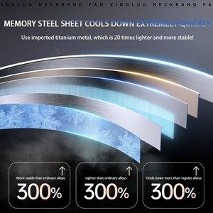 Nouvelle Climatisation Portable Super Cool 720. Ventilateur de cou rotatif portable, refroidisseur d'air sans pales avec 5 vitesses - Product Image 6