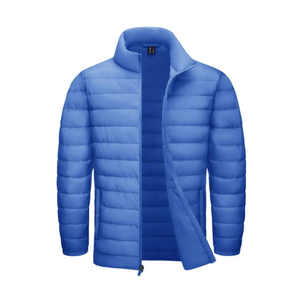 Chaquetas acolchadas ligeras con cuello levantado, chaqueta acolchada para hombre, abrigos cálidos cortavientos resistentes al agua Ripstop - Product Image 6