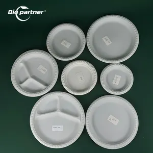 AA4 christmas disposable tableware biodegradable birthday dinnerware set with cutlery plastic plate for wedding party