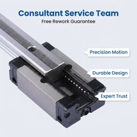 Nouveau Système de Guidage Linéaire HGH25CA PLC avec Roulement en Acier, Engrenage Moteur, Rails Courbes, Marque GS, 1kg, Guangdong
