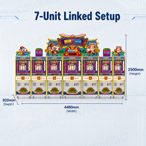 Poussoir à pièces à <span class=keywords><strong>prix</strong></span> d'usine pour centres de divertissement familial (FEC) avec jeu multijoueur connectable utilisant des machines à poussoir à pièces et des machines d'arcade - Product Image 2