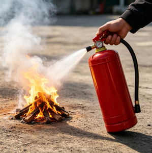 Extincteur portable de 2,5 lb, équipement de lutte contre l'incendie rempli de poudre sèche à des fins de lutte contre l'incendie - Product Image 4