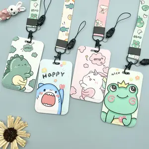 Popular Animation Sublimation Polyester Neck Strap Comics Cellphone Personalized Lanyards with card holder