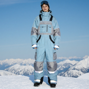 Setelan Salju Satu Potong untuk Wanita Tahan Air Tahan Angin Berinsulasi Jumpsuit Ski Reflektif Setelan Salju Satu Potong untuk Ski Snowboarding - Product Image 1