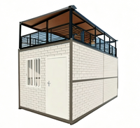 Maison conteneur modulaire pliable polyvalente pour les projets d'extension de dortoirs scolaires, d'hôtels et de bureaux