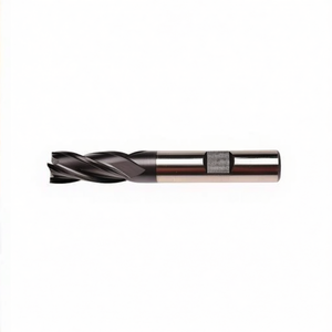 Fresa de extremo estándar HSS-Co TA1416 con recubrimiento de TiAlN, helicoidal de 30 grados, 4 filos, vástago Weldon para acabado - Product Image 2
