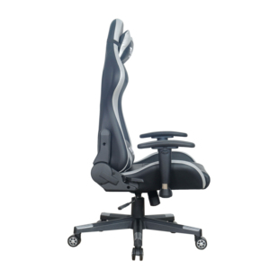 Silla de Juego Ergonómica Giratoria de Piel Sintética, Altura Ajustable, Respaldo Alto, Estilo Racing, Moderna, Modelo 5939, de Lujo - Product Image 2