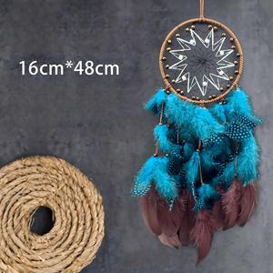<span class=keywords><strong>Atrapasueños</strong></span> de Estilo Bohemio con Encaje de Plumas <span class=keywords><strong>Grandes</strong></span> y Borlas de Macramé, <span class=keywords><strong>Atrapasueños</strong></span> Colgantes <span class=keywords><strong>para</strong></span> Decoración del Hogar - Product Image 3