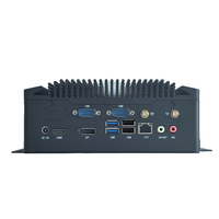 PC industriel ELSKY Factory IPC6900 sans ventilateur, 11e génération Core i5 i7, ordinateur noir, double canal DDR4, M.2 Mini-PCIE