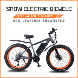 <span class=keywords><strong>VTT</strong></span> électrique 26 pouces avec cadre en alliage d'aluminium, <span class=keywords><strong>moteur</strong></span> à moyeu arrière, pneus surdimensionnés pour la neige, batterie au lithium 36V13AH - Product Image 3
