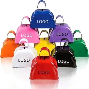 Campana Metálica Ecológica de Gran Venta con Logotipo Personalizado, Impresión en 0-10 Colores para Eventos Deportivos y Fiestas - Product Image 1