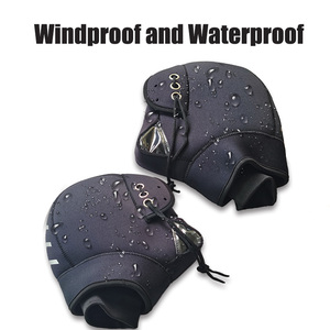 Manillar de motocicleta para clima frío para hombres y mujeres, mitones de <span class=keywords><strong>neopreno</strong></span> a prueba de viento, accesorio para calidez y comodidad - Product Image 4