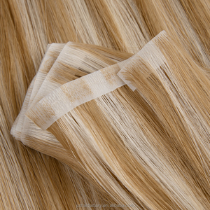Extensions à bandes invisibles longues en cheveux russes Remy doublement étirés Highlight Yuanzhen, cheveux vierges sans couture, vente en gros - Product Image 4