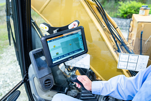 Leveller tanah ekskavator hidrolik Gps TX73 Rtk 3D sistem kontrol peningkatan penggalian TX63 Escavatore - Product Image 6