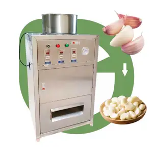 Komersial efisiensi tinggi pengupas bawang putih lini produksi bawang putih mesin pemisah bawang putih kulit mesin pengupas