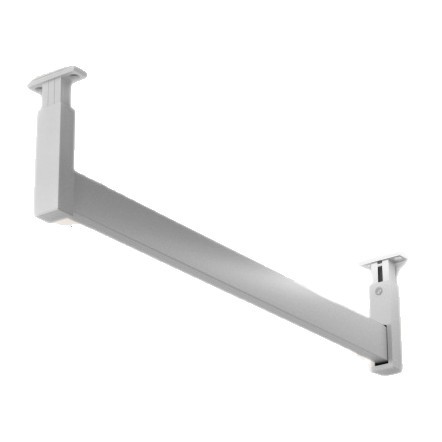 Cachemire gris en forme de U - 120cm