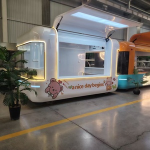 Chariot alimentaire avec double évier, hotte <span class=keywords><strong>d</strong></span>'extraction et conception de remorque alimentaire mobile pour la vente en marché hivernal - Product Image 3