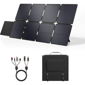 Alecter <b>250W</b> Portable Foldable Monocrystalline <b>Solar</b> <b>Panel</b> Ultra Light 25% High Efficiency IP65 Waterproof USB PD DC RoHS - Product Image 1