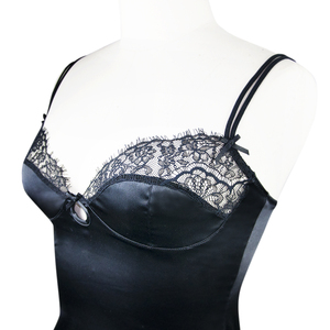 Camicia da notte da donna Sexy e Sexy in <span class=keywords><strong>pizzo</strong></span> traspirante lunga tutte le stagioni <span class=keywords><strong>pigiama</strong></span> importato per indumenti da notte da notte - Product Image 5
