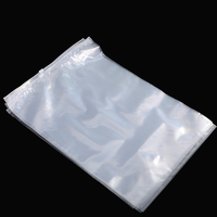 Sac à fermeture éclair transparent mat personnalisé sac d'emballage givré en plastique zip-lock pour vêtement