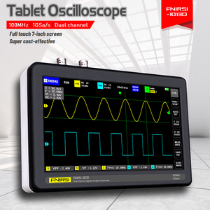 Osciloscopio Portátil Fnirsi 1013D, Kit de Osciloscopio de Doble Canal, Frecuencia de Muestreo de 1GSa/S, Multímetro de 100MHz, Almacenamiento Inteligente, Digital Portátil 1013D - Product Image 4