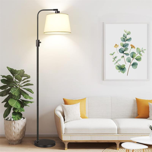 LED <b>Touch</b> Lamp Night <b>Light</b> Floor <b>Bedside</b> Table Simple Bedroom Vertical High Foot - Product Image 4