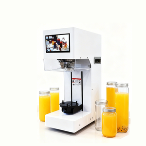 آلة ختم العلب الأوتوماتيكية بالكامل بشاشة تعمل باللمس، سهلة التشغيل، صغيرة الحجم، مناسبة لمحلات الشاي بالحليب ومحلات المشروبات - Product Image 6