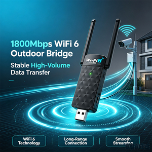 IFA02 Wireless Network Cards, WiFi6 AX1800 1800Mbps, USB3.0 External Adapter for Laptop Outdoor Bridge <b>USB</b> <b>WiFi</b> Adapter - Product Image 4