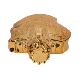 Busto di Faraone in Ceramica, Scultura in Gres con Dettagli Glamour, Decorazione per Casa, Soggiorno, Ufficio, Scaffale - Product Image 6