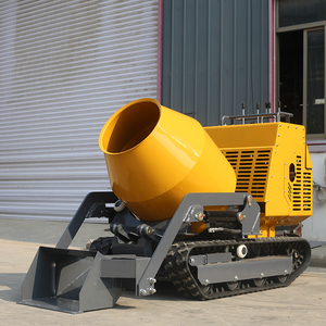 Mini-bétonnière automotrice sur chenilles <span class=keywords><strong>de</strong></span> haute qualité avec moteur diesel et essence, à vendre - Product Image 2