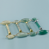 Jade naturel Gua Sha rouleau ensemble outil de Massage du visage pour les soins de la peau élimination des rides et Spa Relaxation ISO9001 certifié