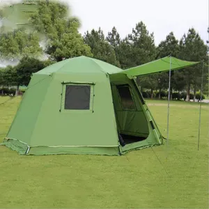 二重層プロの屋外キャンプ防雨テント防風ハイキング傘