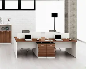 Ventes directes par le fabricant de bureaux en bois minimalistes de style moderne établis et meubles de bureau armoires