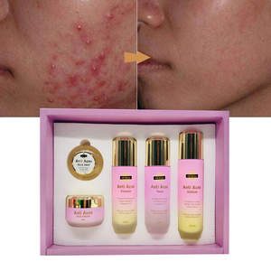 5D Gluta 개인 라벨 안티 여드름 스킨 케어 세트 빠른 효과적인 수리 여드름 제품 안티 여드름 세럼 페이스 크림 - Product Image 1