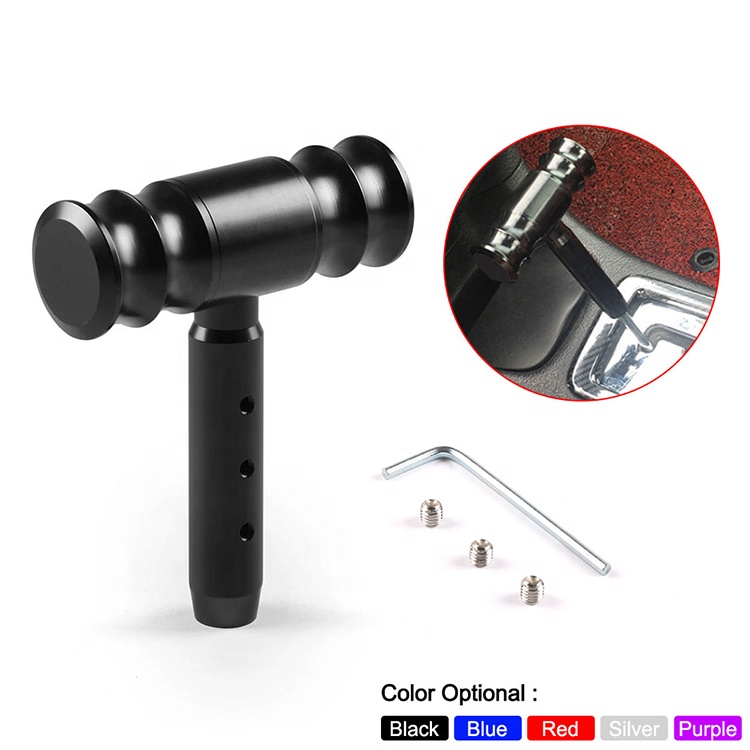 12 мм винт алюминиевый сплав ручка переключения передач автомобиля изменение Самолет Джойстик сдвиг голова, цвета черный, красный, серебряный, синий