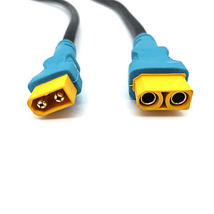 Arnés de cables de silicona de alta temperatura, diseño personalizado, enchufe macho y hembra XT60 de 2 pines, 16AWG, Conector de Cable a Cable