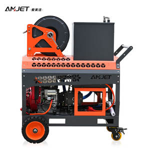 <span class=keywords><strong>Machine</strong></span> à jet d'égout de haute qualité de 4350 psi 16 lpm avec moteur à essence de 13 ch équipé d'un démarrage à clé pour le nettoyage des drains - Product Image 5