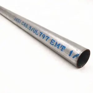 3/4 Inch EMT Galvanized Steel Electrical Conduits