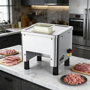 เครื่องหั่นเนื้อไฟฟ้าเกรดเชิงพาณิชย์ สำหรับหั่นเนื้อชาwarma เนื้อหมู บาร์บีคิว และเนื้อสำหรับทำอาหารกลางวัน - Product Image 1