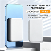 Cadeau de bureau, logo personnalisé, chargeur sans fil 15W, fin, 10000mah, magnétique puissant, 22.5W, type C, batterie externe, charge rapide, extérieur