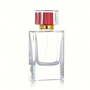 Luxury Clear 35ml 50ml 100ml Perfume <b>Empty</b> <b>Glass</b> <b>Bottles</b> with Pump Sprayer Cap Screen Printed Custom Logo Nail Polish Oil - Product Image 3