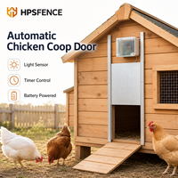 HPSFENCE AD002 Capteur de lumière automatique, ouvre-porte durable en ABS pour poulailler avec contrôleur