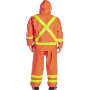 Inspire Apparel Traje DE TRABAJO reflectante de calidad naranja personalizado con función a prueba de agua - Product Image 2