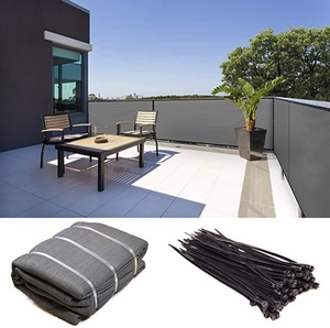Schermo per Privacy da Balcone in HDPE 180-220gsm con Protezione dal Vento e Cerniere - Product Image 5
