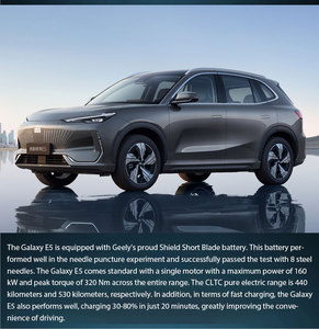 Geely Galaxy E5 2026 610KM Exploración + Edición Compacto SUV China Coche <span class=keywords><strong>El</strong></span>éctrico Nuevo Coche Chino Cinco Puertas y Cinco Asientos - Product Image 2