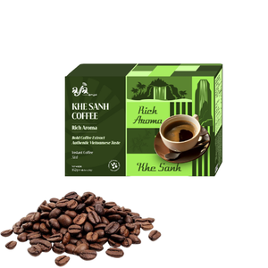 Café instantané Khe Sanh de haute qualité Riche en arôme et saveur Goût amer Boîte d'emballage pour la perte de poids Marque privée Fournisseur du Vietnam - Product Image 1