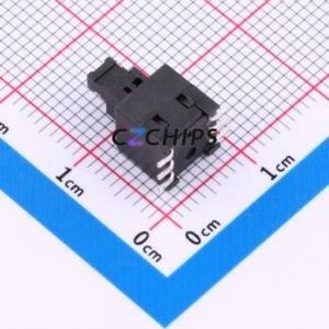 PS-7054SVB-6PL Push Button Switch SMD-6P,7x7mm Switch Self-Locking Rectangle Plunger 100mA 30V - Product Image 2