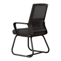 Chaise de bureau Jiuyi à piètement croisé et pieds séparés pour une assise confortable, avec pieds en acier électrolytique, idéale pour chambre et bureau