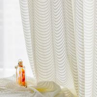 Vente en gros de tissu transparent pour rideaux en polyester brodé doux tissu pour rideaux en tulle tricoté chaîne