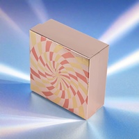 Emballage cadeau personnalisable, boîte en papier rectangulaire, couverture ciel et terre, matériaux recyclés écologiques